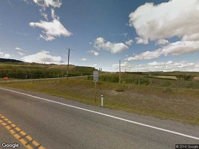 Street View image from Beaver Mines, Alberta