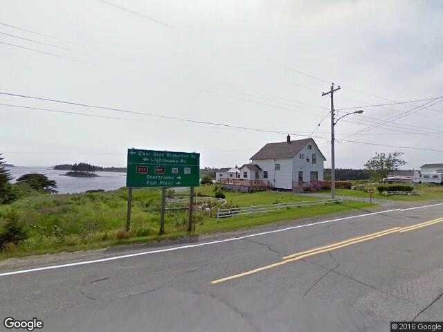 Street View image from Port Bickerton, Nova Scotia