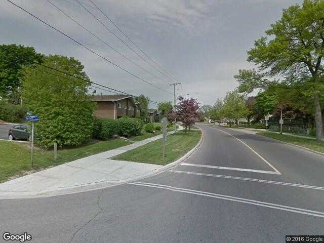 Street View image from Erindale Woodlands, Ontario