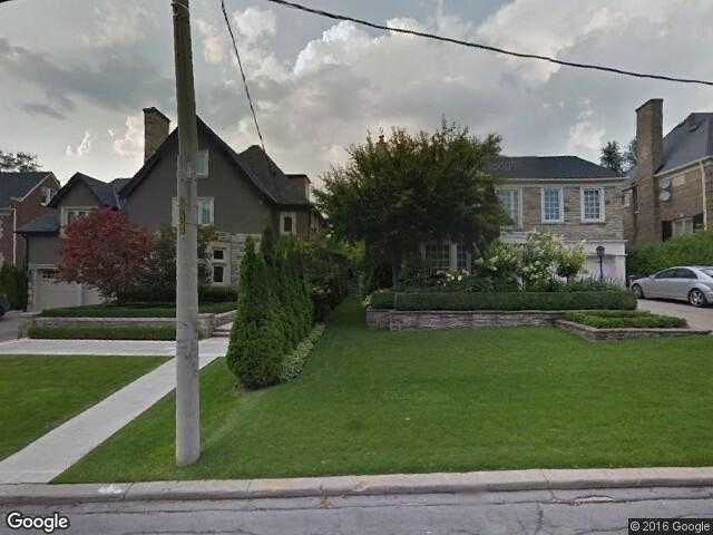 Street View image from Forest Hill, Ontario