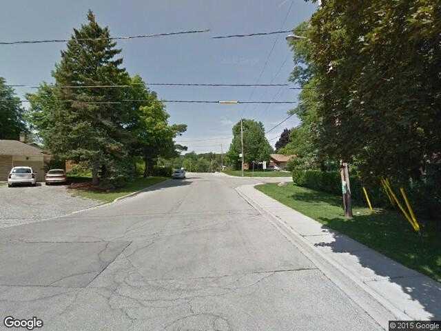 Street View image from Highland Park Survey, Ontario