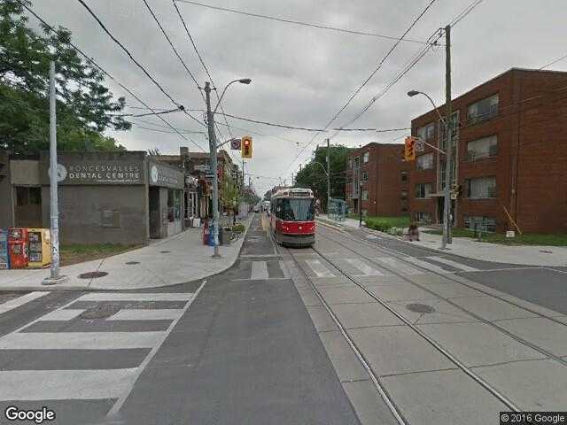 Street View image from Roncesvalles, Ontario