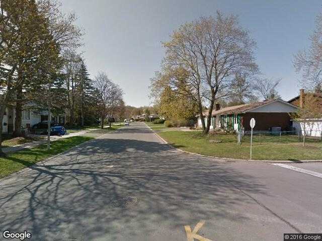 Street View image from Rothwell Village, Ontario