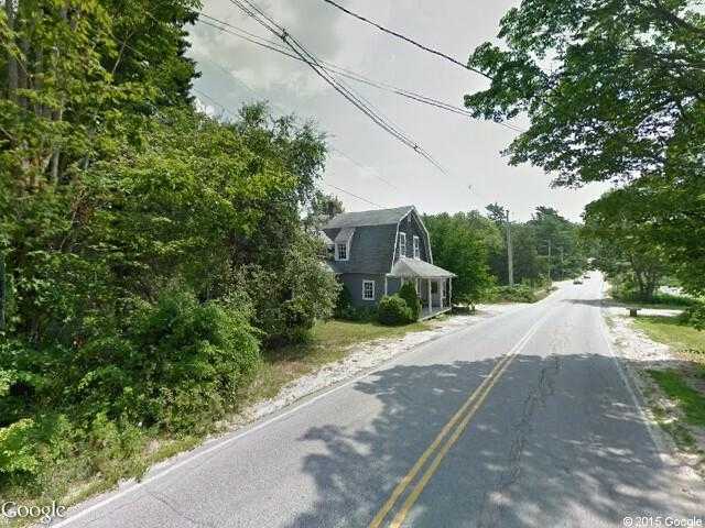 Street View image from Brooksville, Maine