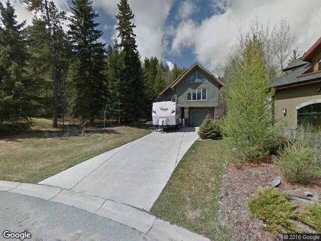 Street View image from Canmore, Alberta