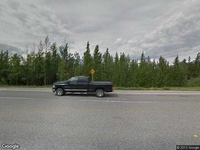Street View image from Miette, Alberta