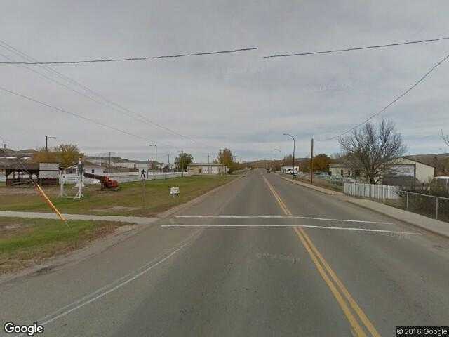 Street View image from Rosedale, Alberta