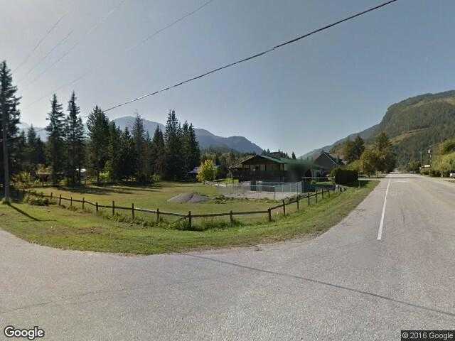 Street View image from Big Eddy, British Columbia 