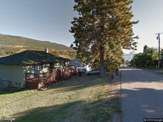 Street View image from Oyama, British Columbia 