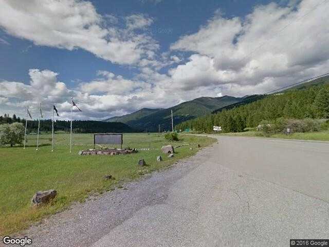 Street View image from Roosville, British Columbia 