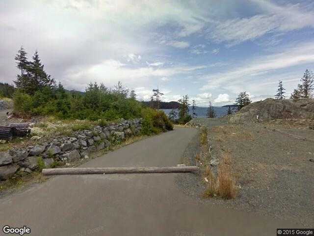 Street View image from Telegraph Cove, British Columbia 