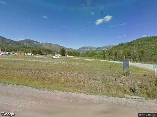 Street View image from Toad River, British Columbia 