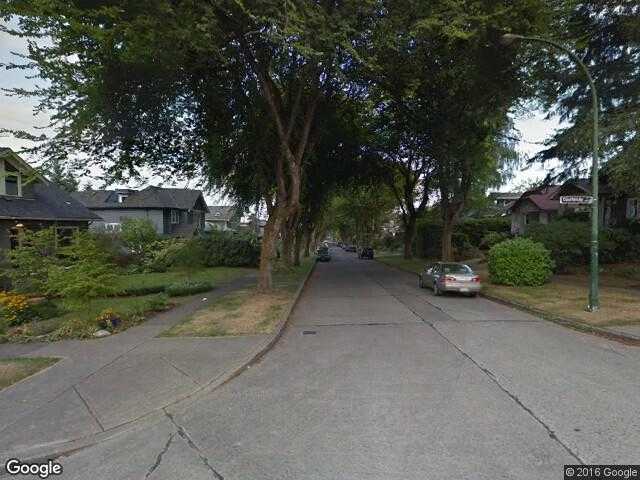 Street View image from West Point Grey, British Columbia 