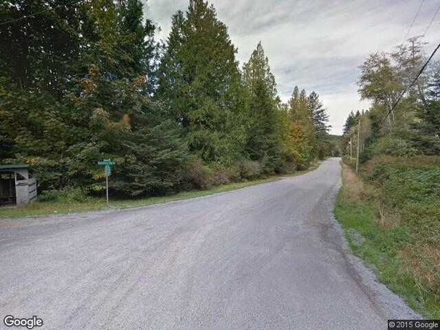 Street View image from Whaletown, British Columbia 