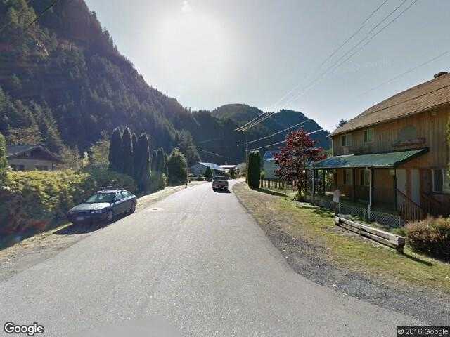 Street View image from Zeballos, British Columbia 