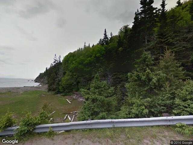 Street View image from Cape Enrage, New Brunswick