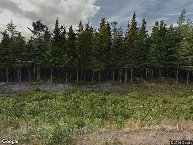 Street View image from Woodfords Cut, Newfoundland and Labrador