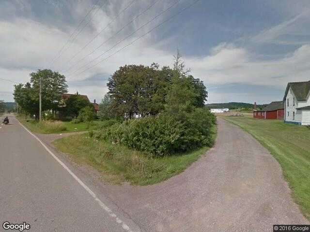 Street View image from Advocate Harbour, Nova Scotia