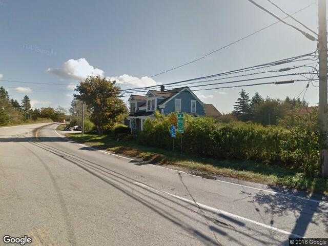 Street View image from Barrington West, Nova Scotia