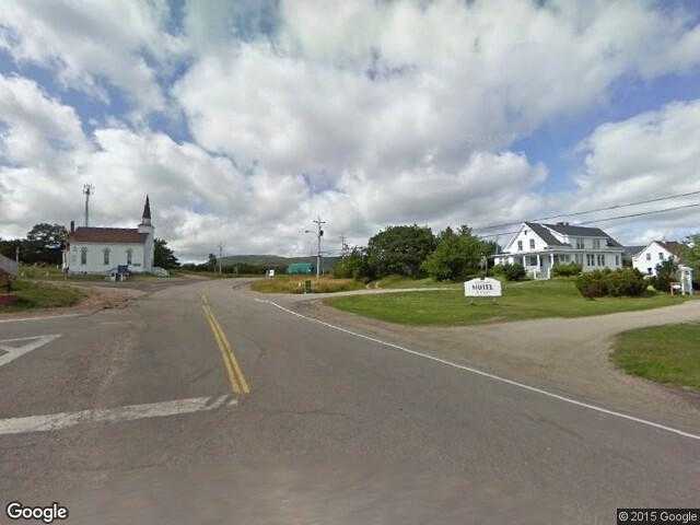 Street View image from Cape North, Nova Scotia