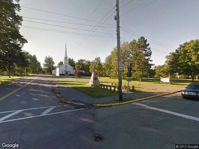 Street View image from Hantsport, Nova Scotia