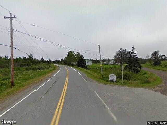 Street View image from Harrigan Cove, Nova Scotia