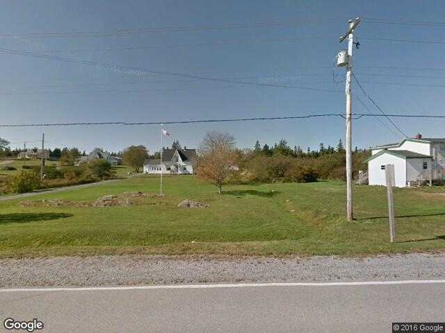 Street View image from Upper West Pubnico, Nova Scotia