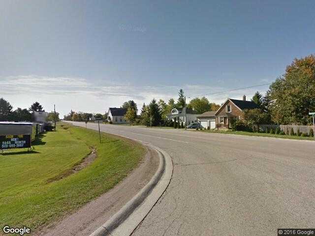 Street View image from Bryanston, Ontario