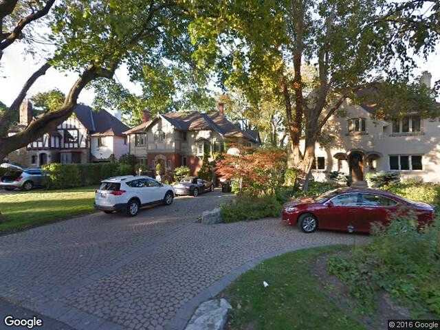 Street View image from Islington, Ontario