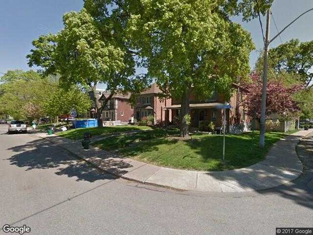 Street View image from Leaside, Ontario