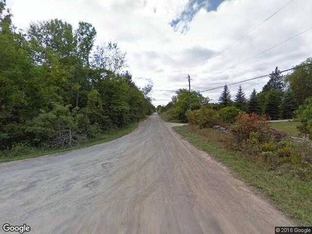 Street View image from Lime Lake, Ontario