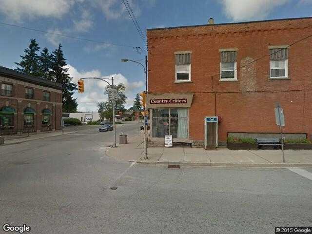 Street View image from Markdale, Ontario