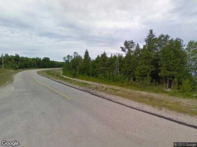 Street View image from Meldrum Bay, Ontario