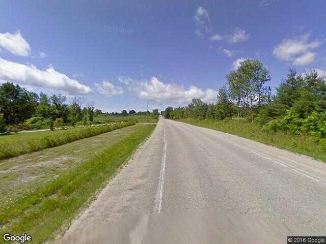 Street View image from Moonstone, Ontario