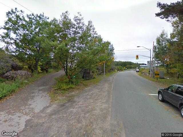 Street View image from Parry Island, Ontario