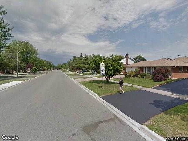 Street View image from Sheridan Homelands, Ontario