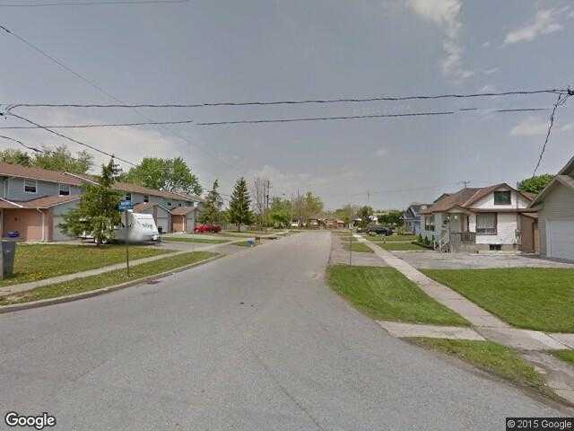 Street View image from Thorold Park, Ontario