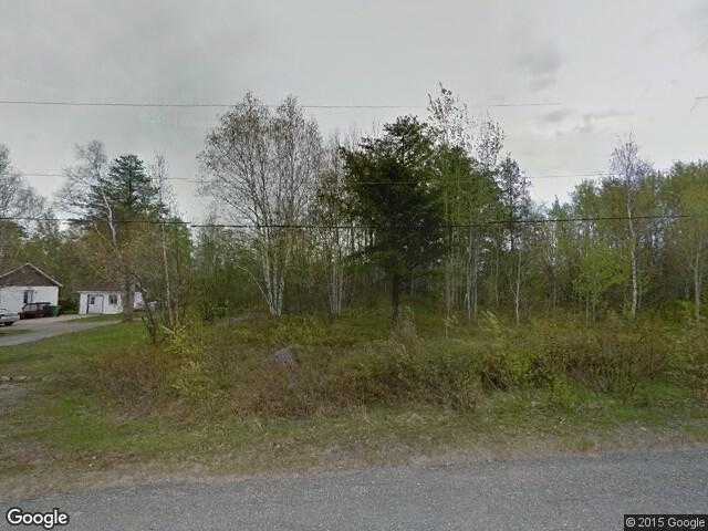 Street View image from Authier, Quebec