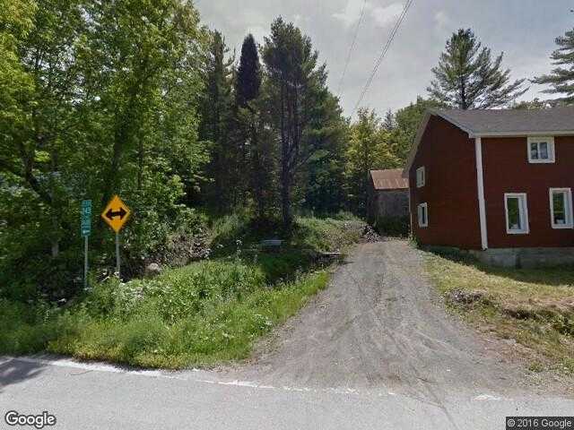 Street View image from Highwater, Quebec