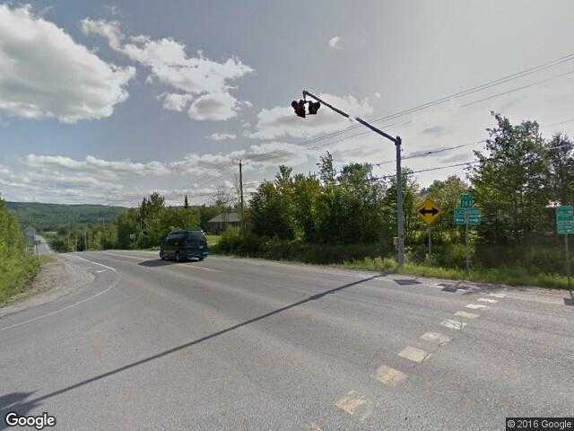 Street View image from Marsboro, Quebec