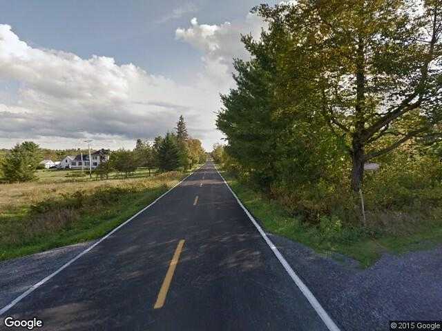 Street View image from Roxham, Quebec