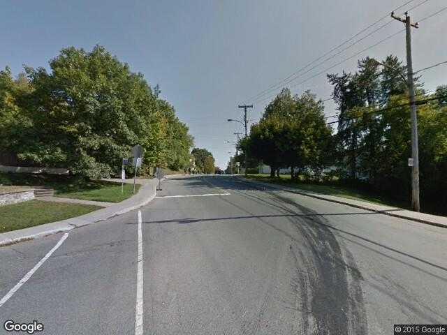 Street View image from Sherbrooke, Quebec