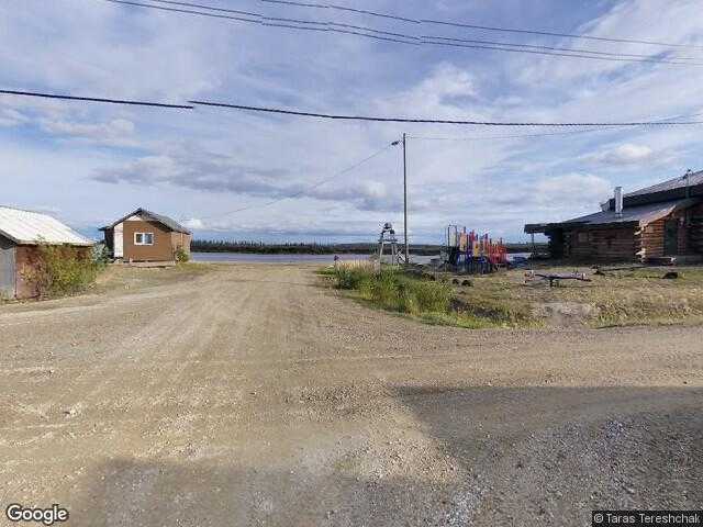 Street View image from Old Crow, Yukon