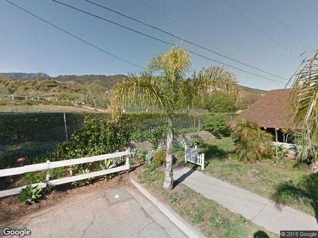 Street View image from Toro Canyon, California