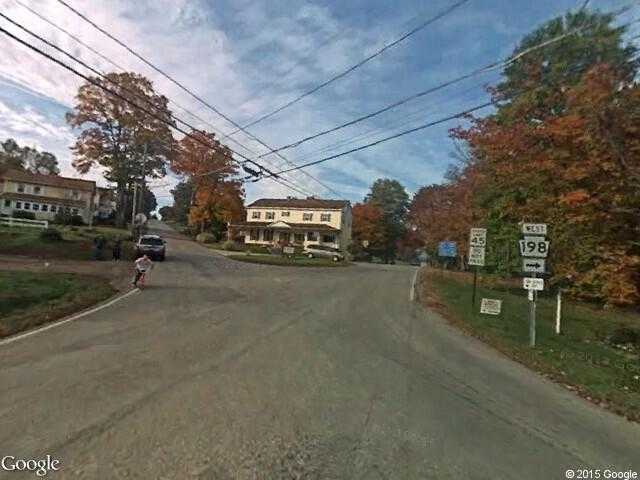 Google Street View Guys Mills (Crawford County, PA)