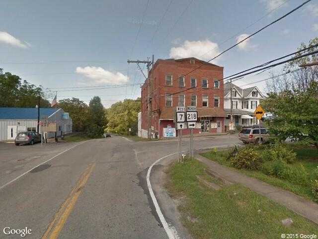 Street View image from Blacksville, West Virginia
